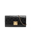 Black Gucci Signature Leather