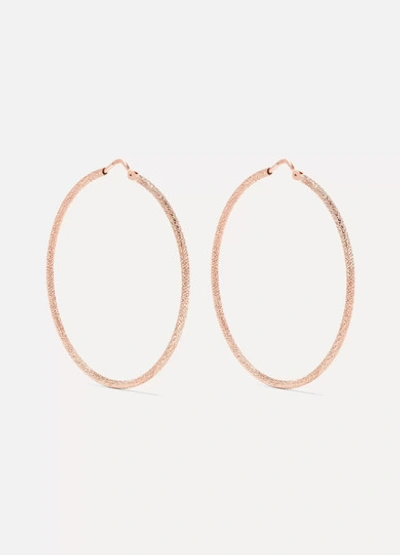 Carolina Bucci Mirador 18-karat Rose Gold Hoop Earrings