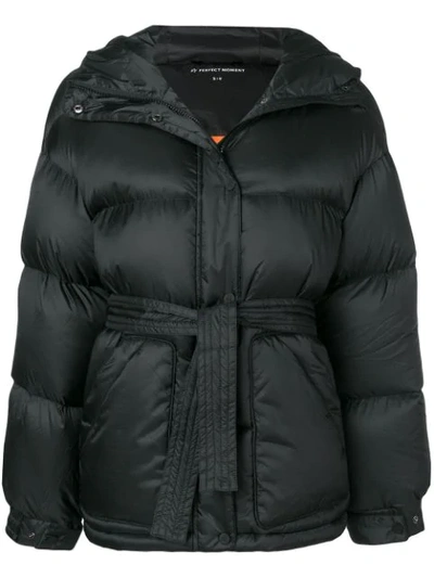 Perfect Moment Oversized Parka Jacket In Black
