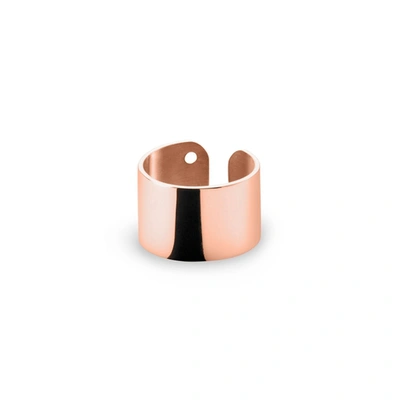 Ekria Timeless Tres Midi Ring Shiny Rose Gold