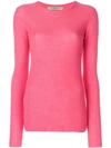 Holland & Holland Small Waffle Jumper In Pink