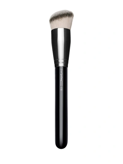 Mac 170 Synthetic Rounded Slant Brush - Colour 170 In Black