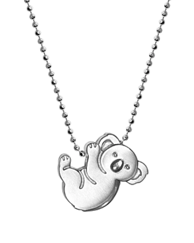 Alex Woo Sterling Silver Koala Necklace, 16