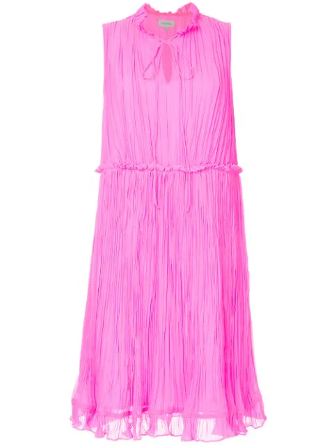 Ck Calvin Klein Crinkle Easy Dress - Pink | ModeSens