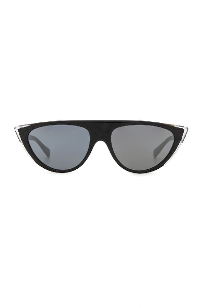 Alain Mikli Miss J Mirrored Cat-eye Sunglasses In Black