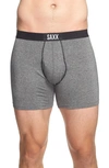 Saxx Ultra Super Soft Relaxed Fit Boxer Briefs In Graphite Heather