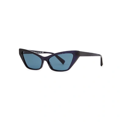 Alain Mikli Le Matin Navy Cat-eye Sunglasses In Blue