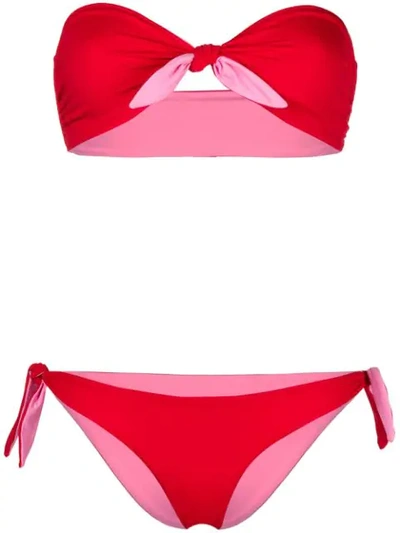 Tara Matthews Murtoli Reversible Bikini Set In Red