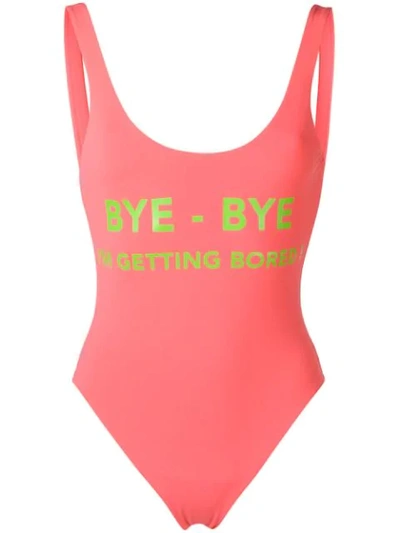 Angelys Balek Zodiac Swimsuit In Pink