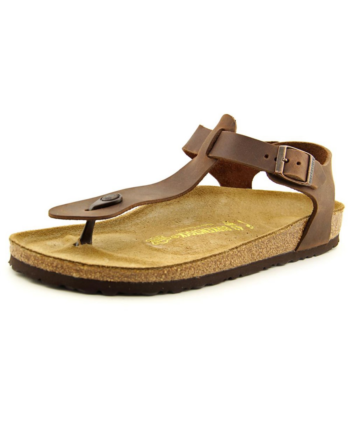 Birkenstock Kairo N Open Toe Leather Thong Sandal' In Brown | ModeSens