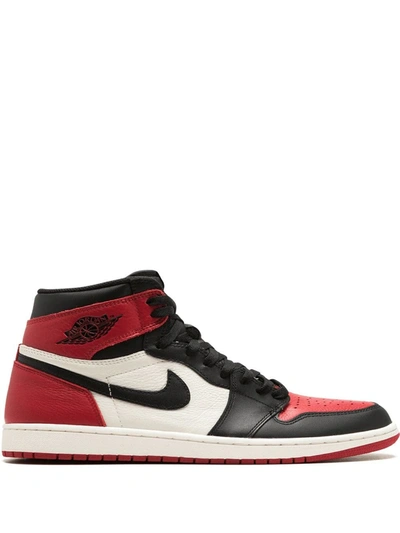 Jordan 1 Retro High Bred Toe In White/black/red