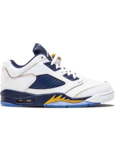Jordan Air  5 Retro Low Dunk From Above In White
