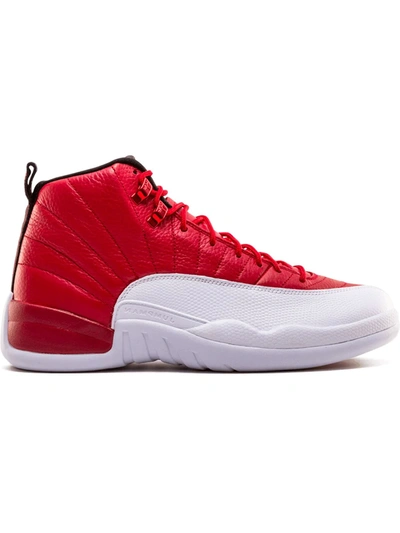 Jordan Air  12 Retro Sneakers In Red ,white