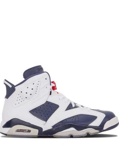 Jordan Air  6 Retro "olympic" Sneakers In White