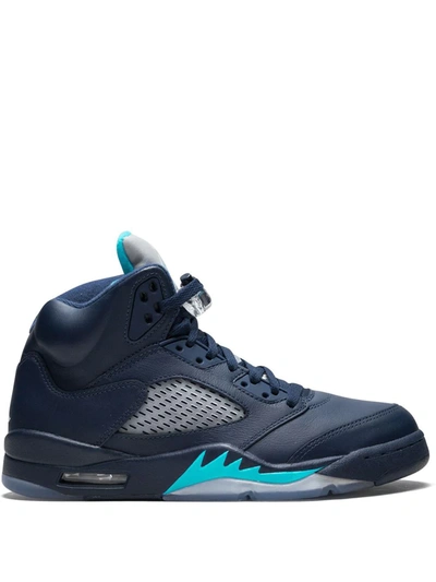 Jordan Air  5 Retro Hornets In Blue