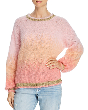 rose carmine knitwear