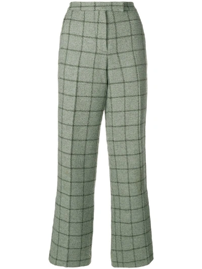 Holland & Holland Tweed Tailored Trousers - Green
