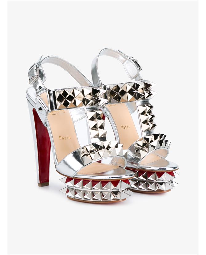 christian louboutin so spike leather sandals