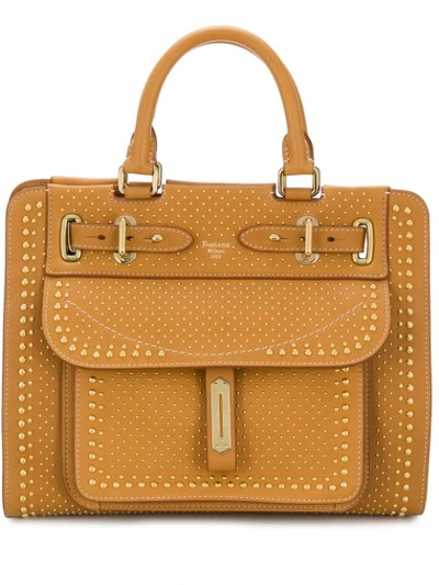 Fontana Double Buckle Tote - Neutrals