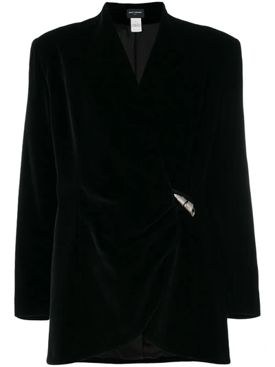 Pre-owned Rabanne Wrap Jacket In Black