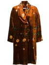 Ailanto Double Breasted Coat - Brown