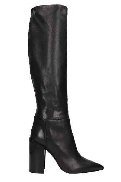 Arcosanti Black Leather Boots