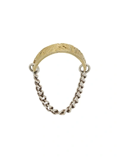 Angostura Chain Band Ring In Gold
