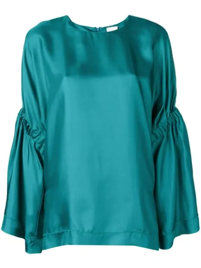 Alysi Loose Fit Blouse - Green