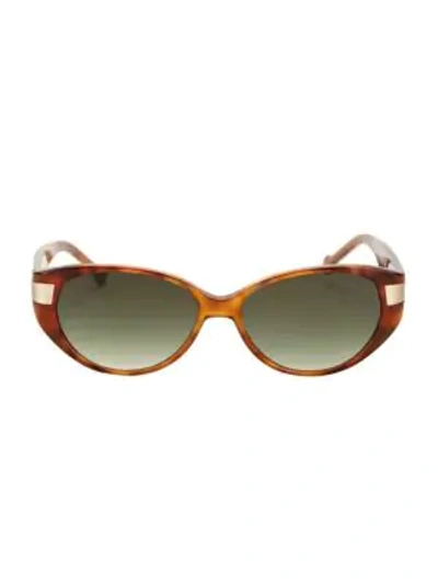 Colors In Optics South Beach 54mm Cat's Eye Sunglasses In Honey