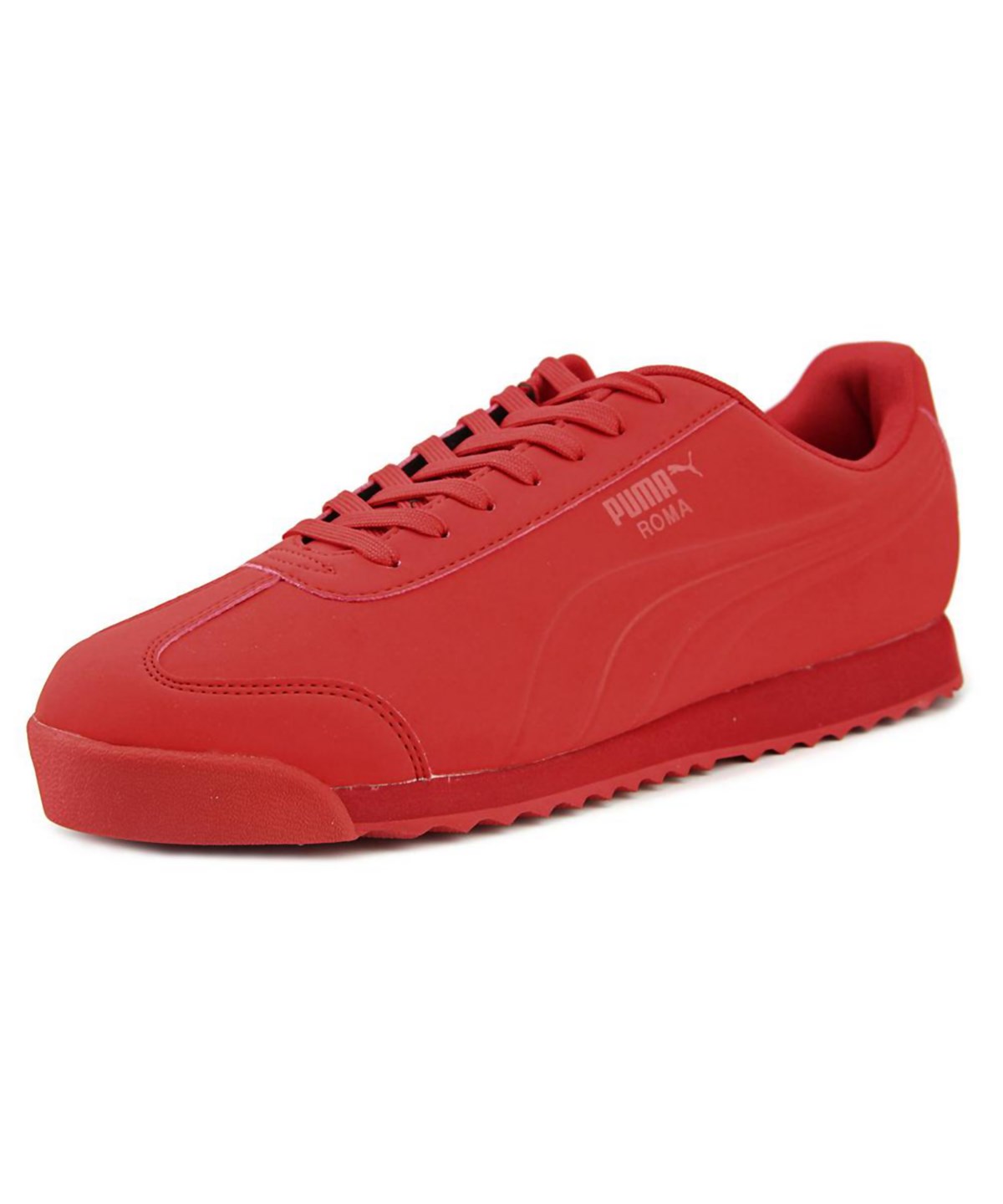 Puma Roma Mono Emboss Round Toe Synthetic Sneakers' In Red | ModeSens