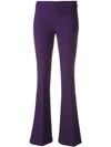 Blanca Flared Trousers In Purple