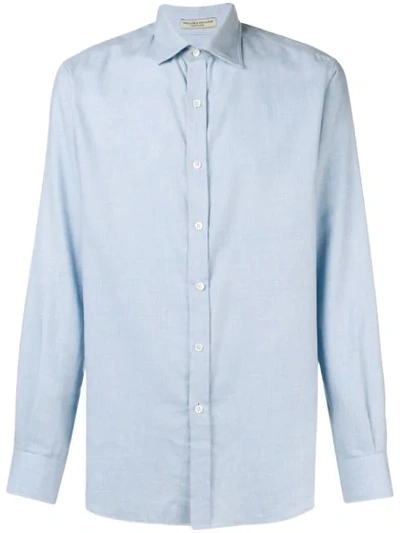 Holland & Holland Classic Fitted Shirt In Blue