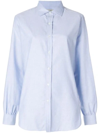 Holland & Holland Oversized Long-sleeve Shirt - Blue