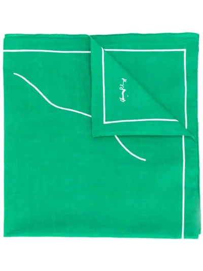 Holland & Holland Hugo Guinness Diomede Scarf In Green