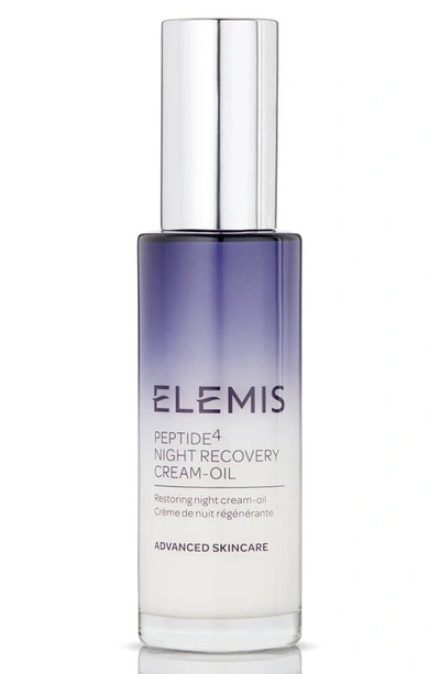 Elemis Peptide Night Recovery Cream-oil, 1.0 Oz./ 30 ml In Beige
