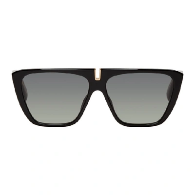 Givenchy 58mm Flat Top Sunglasses - Matte Black In Matte Black Frame Grey Lens