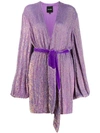 Retroféte Retrofãªte Gabrielle Purple Sequin Mini Dress  Purple S