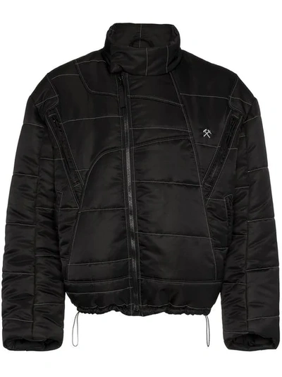 Gmbh X Browns Harris Padded Jacket In Black