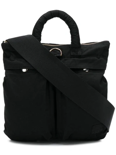 Digawel Double Pockets Shoulder Bag - Black