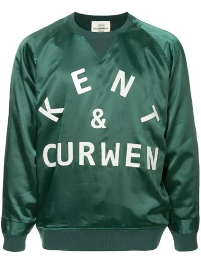 Kent & Curwen Front Logo Sweatshirt In Green