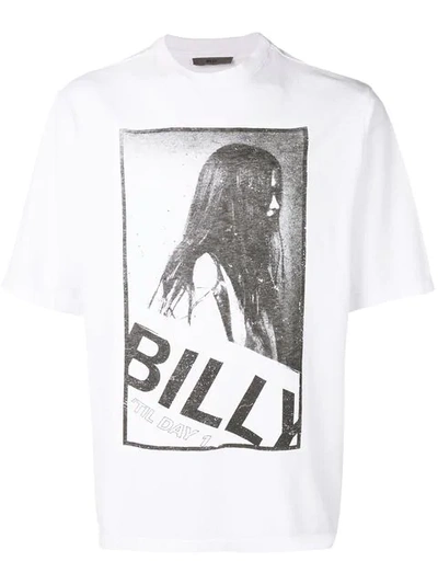 Billy Graphic Print T-shirt In White