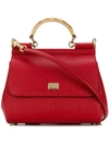 Dolce & Gabbana Sicily Shoulder Bag - Red