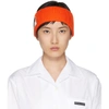 Prada Logo Patch Headband In Farancio