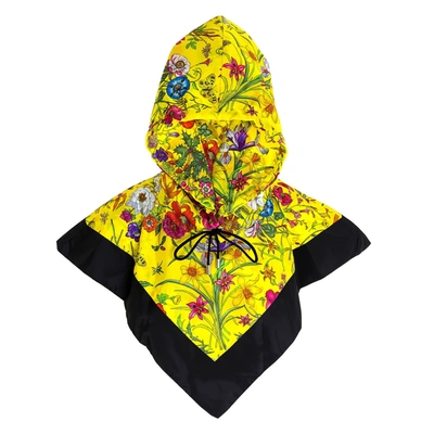 Gucci Flora Hood In Yellow