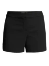 Trina Turk Daulton Zip Shorts In Black