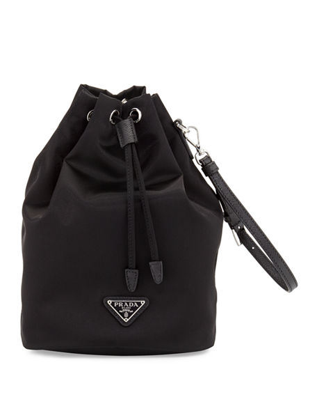 tessuto bucket bag prada