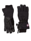 Canada Goose Waterproof Down Insulated Gloves In Black
