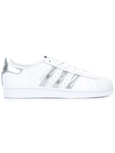 Adidas Originals Superstar Original Fashion Sneakers, White/silver