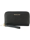 Michael Michael Kors All Around Zip Wallet - Black