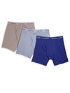 Calvin Klein Underwear 3-pack Stretch Cotton Briefs In Blue Multi